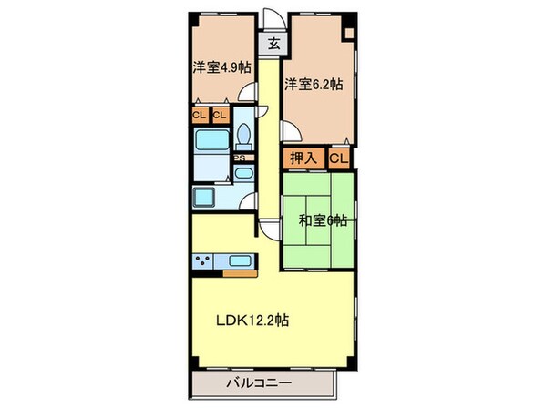 夙川レッチオ　レジデンツァの物件間取画像